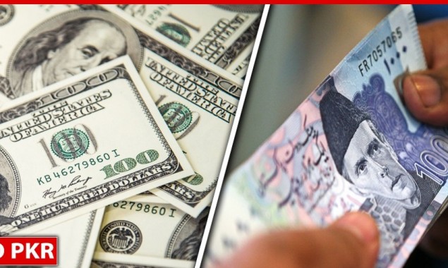 Dollar gains 5 paisas against Pakistani rupee today