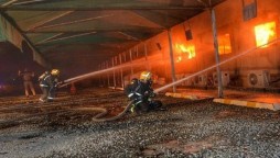 Saudi firefighters bring fire near Jeddah train station under control