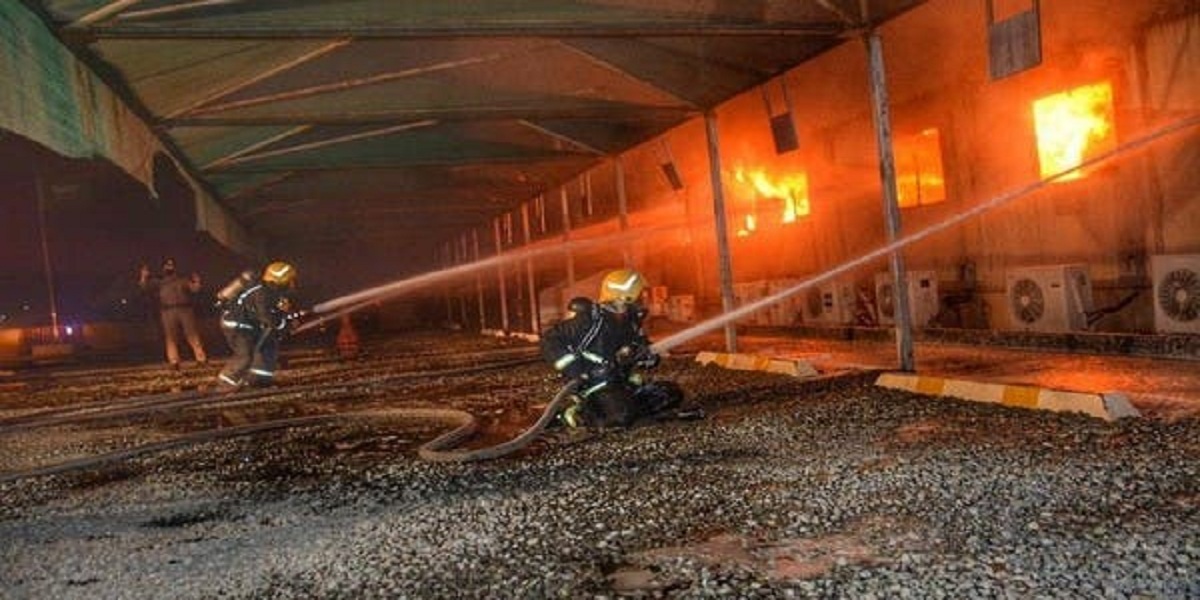 Saudi firefighters bring fire near Jeddah train station under control