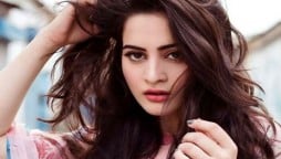 Aiman Khan looks stunning in red outfit