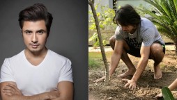 Ali Zafar takes part in Imran Khan’s tree planting campaign