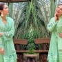 Ayesha Omar exudes elegance in a mint green dress
