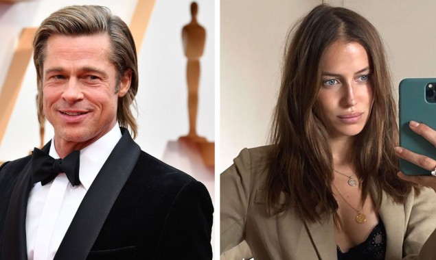 Brad Pitt’s ladylove Nicole Poturalski encourages him ahead of divorce case