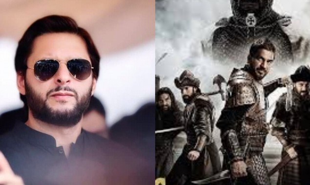 Shahid Afridi finishes watching Dirilis: Ertugrul in 40 days