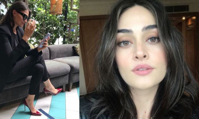 Esra Bilgiç looks stunning in jaw-dropping all-black outfit