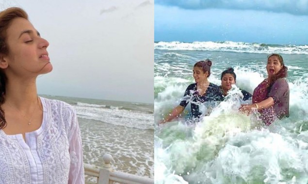 Hira Mani is having the time of her life at the beach