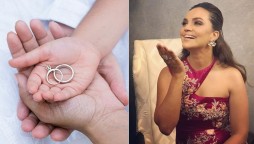 Celebs pour in wishes for Aamina Sheikh as she shared picture of her wedding ring