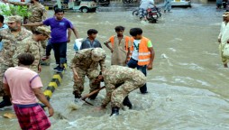 Relief operations of Pak Army, Navy continue flood-hit areas of Karachi