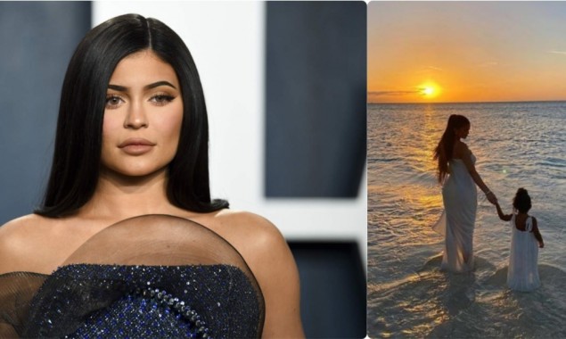 Kylie Jenner, Stormi are mother-daughter goals in matching white outfits at an ocean