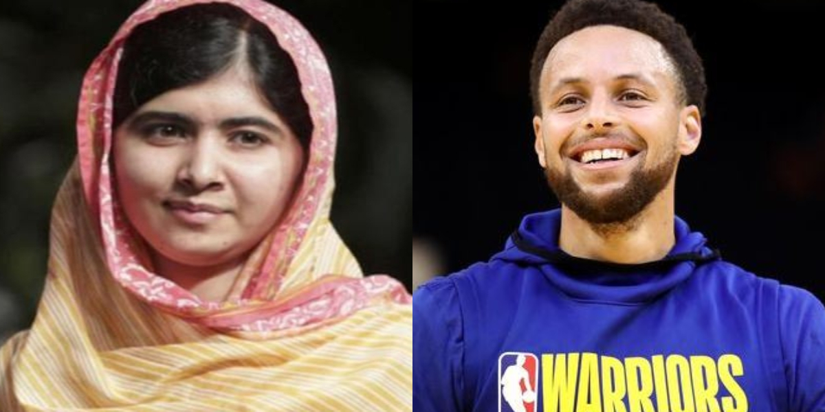 Malala Yousafzai Stephen Curry