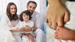 Momal Sheikh, husband welcome their little bundle of joy Alyeha