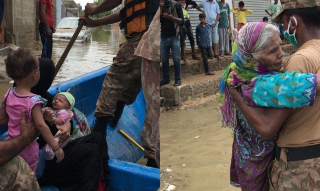 Pakistan Army launches rescue operations in rain-hit Karachi