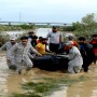 Pakistan Navy continue relief operations in flood-hit areas of Karachi