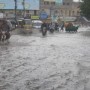 Heavy to right rain showers continue to lash parts of Karachi