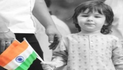 Taimur holds flag for Kareena Kapoor as she sent wishes on Independence Day