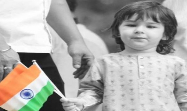 Taimur holds flag for Kareena Kapoor as she sent wishes on Independence Day