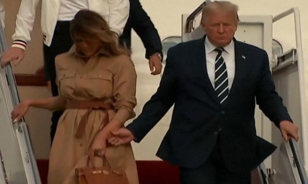 Melania Trump refuses to hold Trump’s hand once again