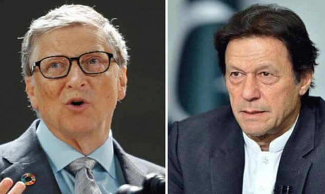 PM Imran discusses polio eradication drive with Bill Gates