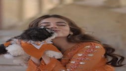 Yashma Gill shares adorable eid pictures with her pet