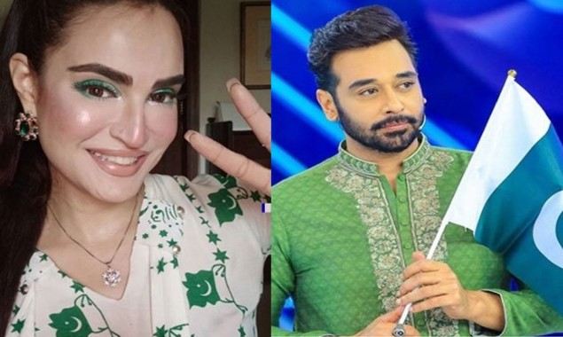 Faysal Qureshi & Nadia Faysal wish their fans a Happy Independence Day