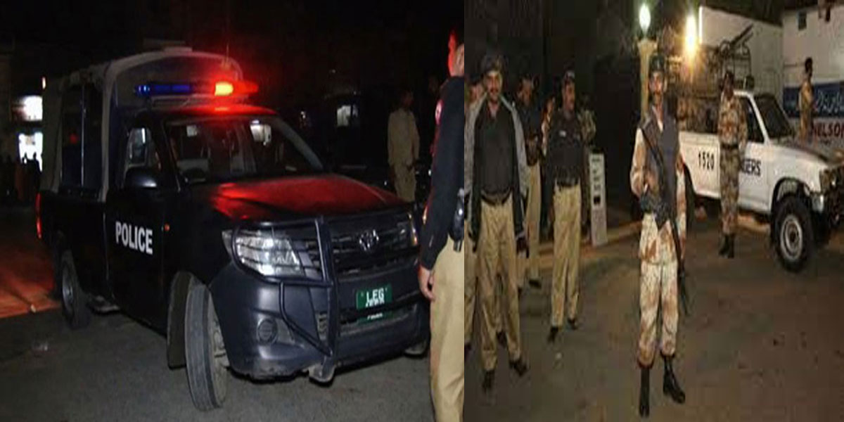Rangers and police conduct joint combing operation in Karachi