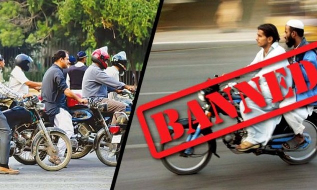 Government decides to continue the ban on pillion riding