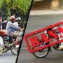 Government decides to continue the ban on pillion riding