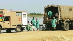 Pakistan Army continues relief operations in flood-affected areas in Dadu