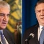 Shah Mehmood Qureshi talks with US State’s Secretary Mike Pompeo