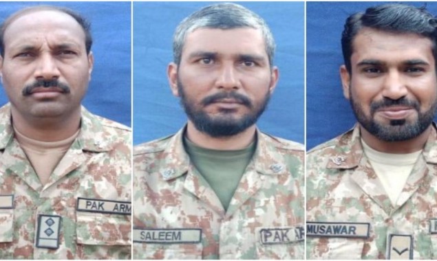 Three soldiers martyred, four injured in South Waziristan: ISPR