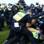 Coronavirus: Arrests as hundreds gather for anti-lockdown protests in Australia