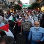 Palestinians protest against Arab normalisation deals with Israel