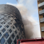 Landmark building in central Beirut catches fire
