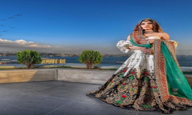 Burcu Kiratli stuns everyone as she works with Pakistani designer