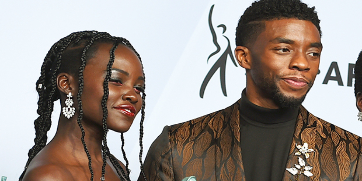 Chadwick Boseman Lupita Nyong'o