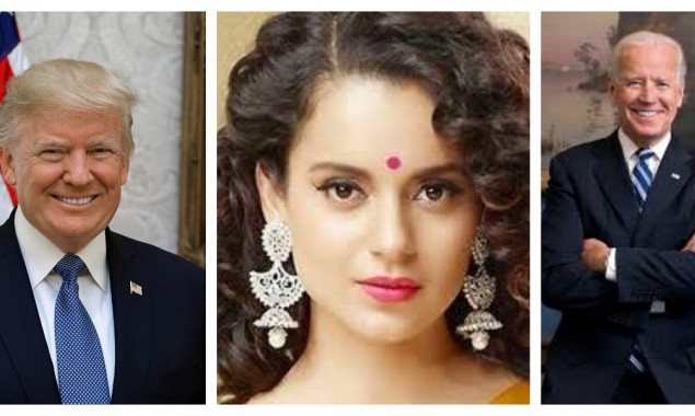 Kangana Ranaut shares Trump’s tweet against Biden amid drug probe