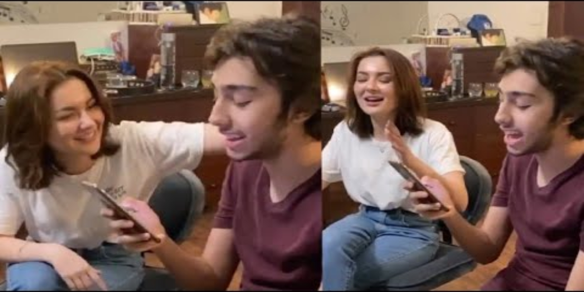 Video: Hania Aamir & Ashir Wajahat having great time singing together