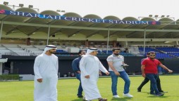 IPL in UAE: Saurav Ganguly visited Sharjah Cricket Stadium
