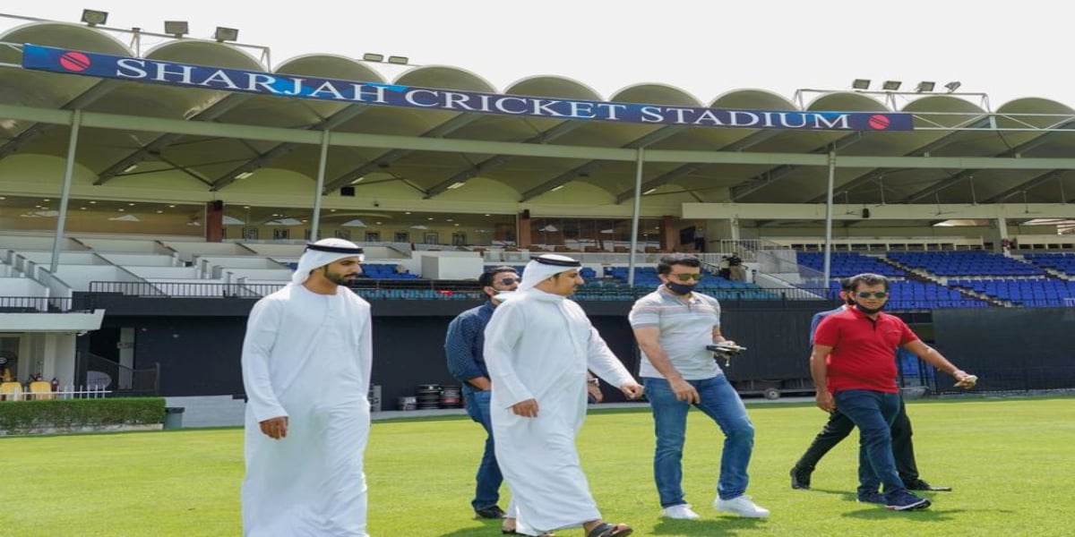 IPL in UAE: Saurav Ganguly visited Sharjah Cricket Stadium