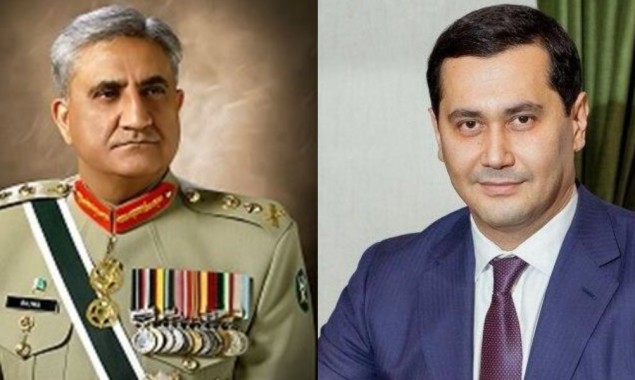 COAS discusses bilateral relations with Uzbek Deputy PM