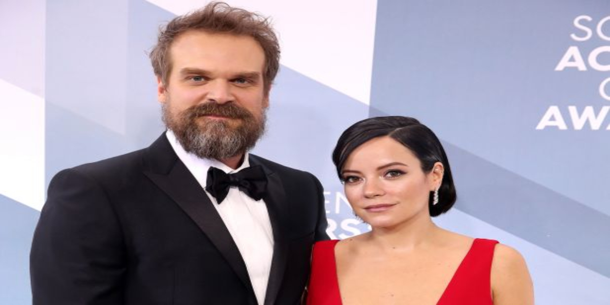 Lily Allen and David Harbour