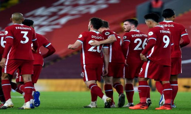 Liverpool marks third straight win in premier league after defeating Arsenal with 3-1