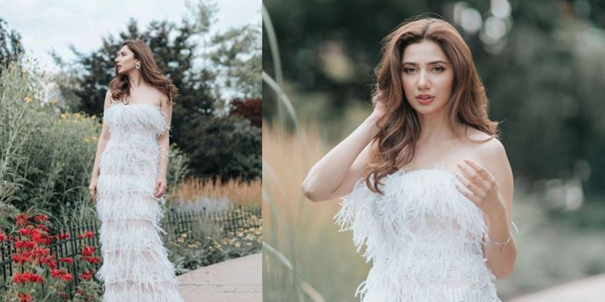 Mahira strapless gown