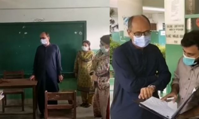 Saeed Ghani visits schools