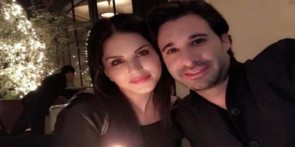 Sunny Leone with husband