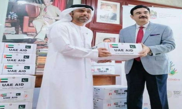 UAE Embassy initiates hygiene campaign, donates 4000 hand sanitizers to QUA