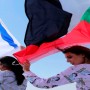 PICTURES: Models flutter UAE & Israeli flags
