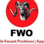 Frontier Works Organization FWO Jobs September 2020