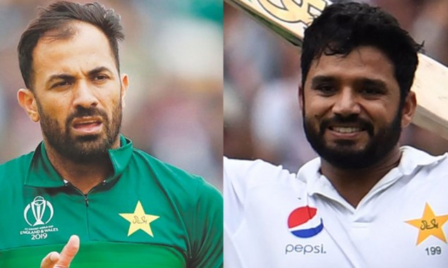 Wahab Riaz, Azhar Ali share happy moments with kids as they return home