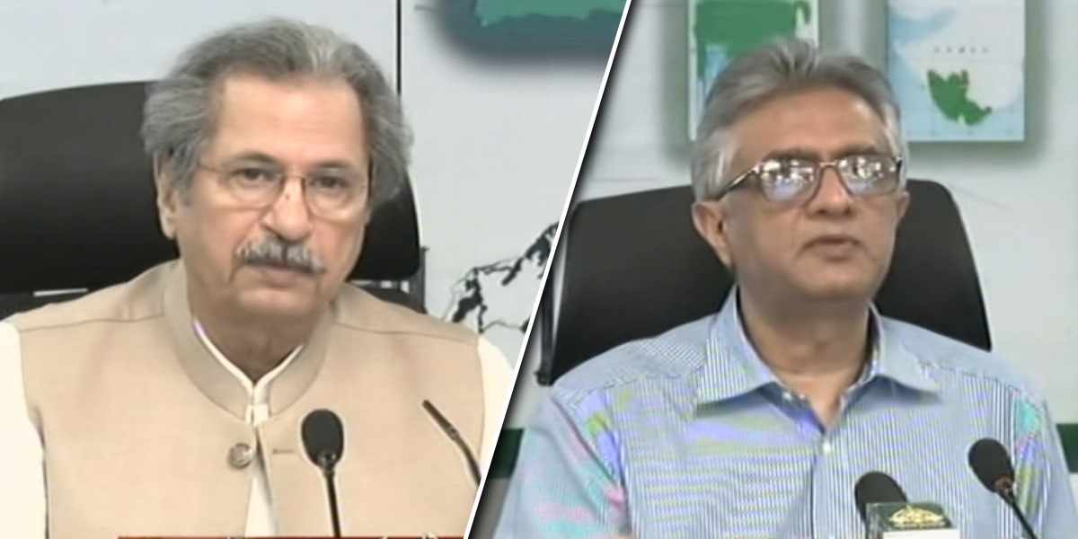 Shafqat Mahmood and Dr. Faisal